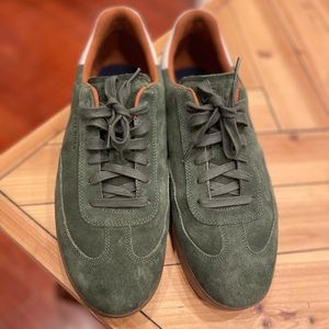Cole Haan Olive Suede Sneakers
